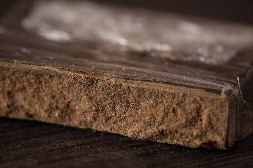A block of hashish
