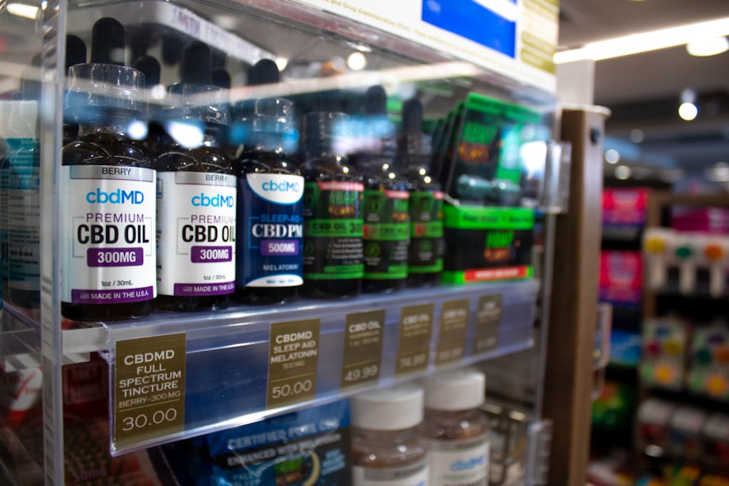 CBD and hemp products are sold at a store in Maui, HI